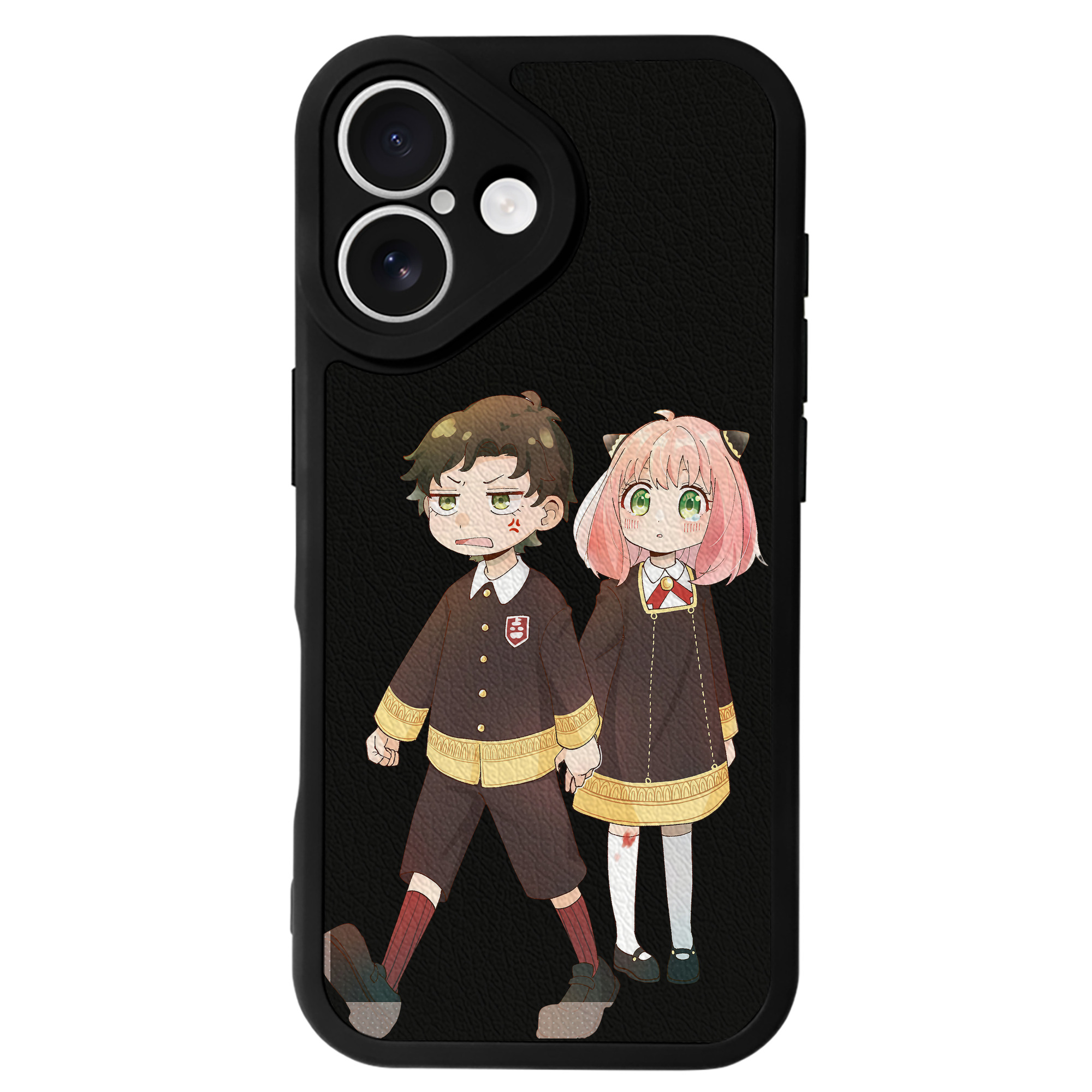 （画像用） SPY×FAMILY间谍家家酒 【iPhone 16シリーズ対応】シリコンスマホケース（レザー調） 材質：シリコン
